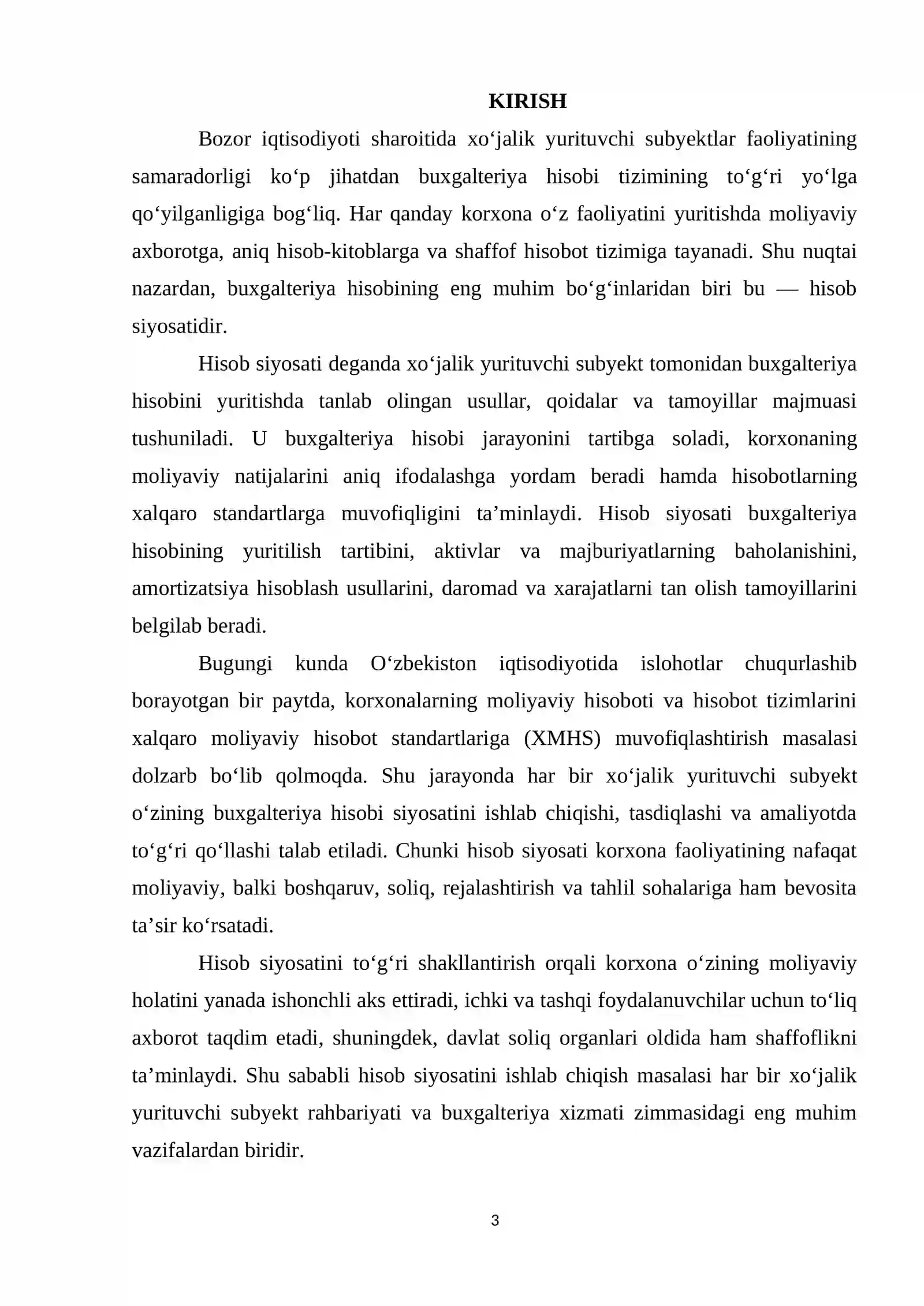 Hisob siyosati 3