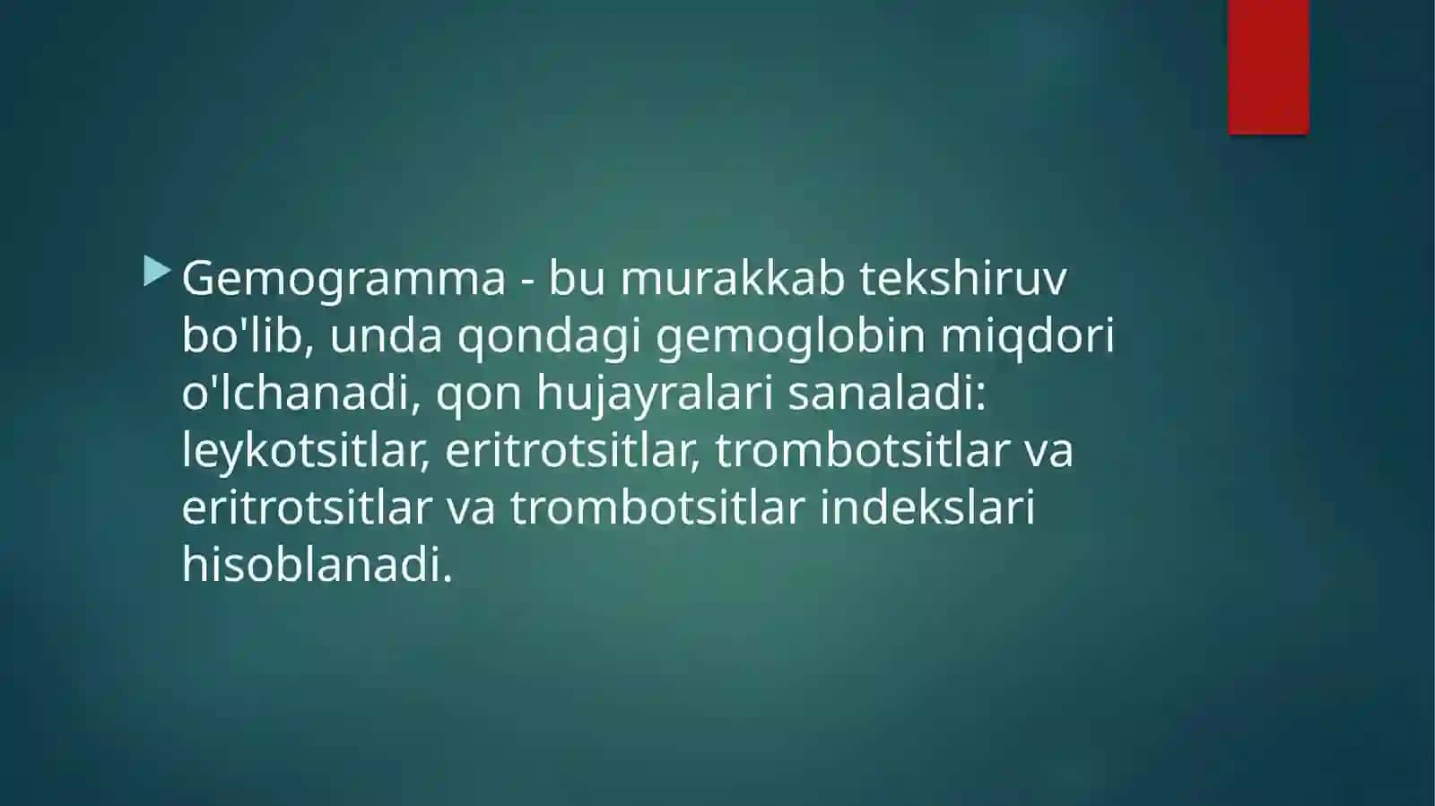 Gemogramma va uning interpritatsiyasi 3