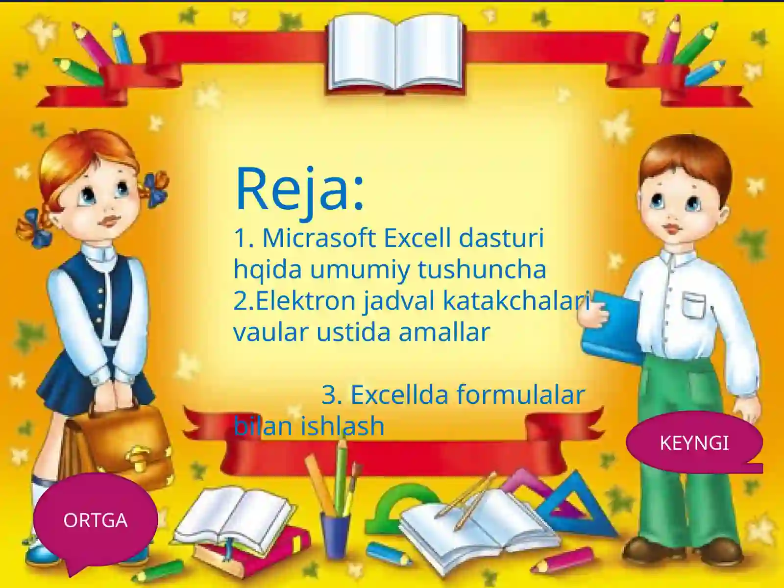 Micrasoft Excel dasturi 3
