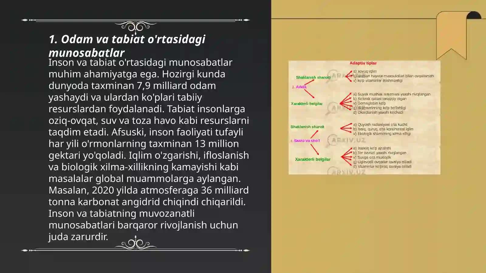 Odamlar ekologik muhitda 3