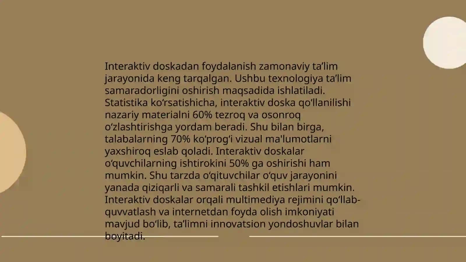 Interaktiv doskadan foydalanish 3