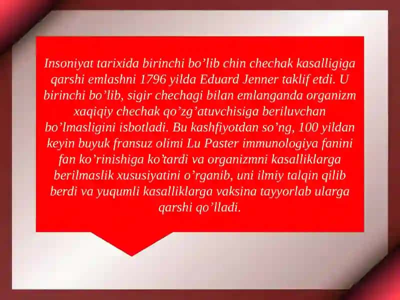 Immunitet immunitet turlari organizmning infeksiyaga qarshi ximoya mexanizmi 3