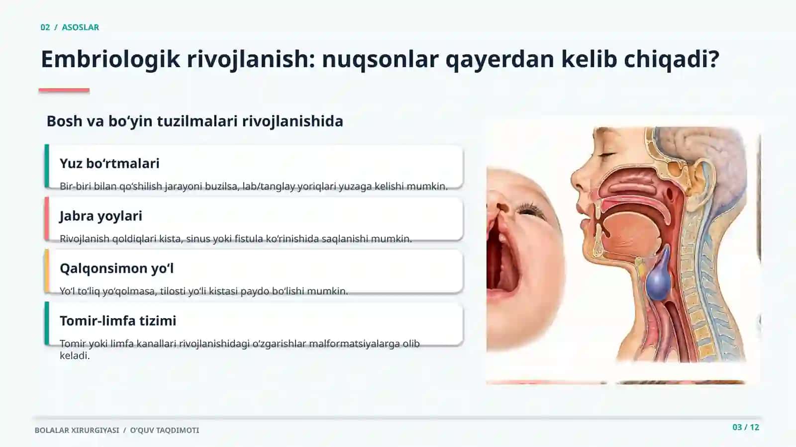 Bolalarda bosh va bo`yin tug`ma nuqsonlari 3