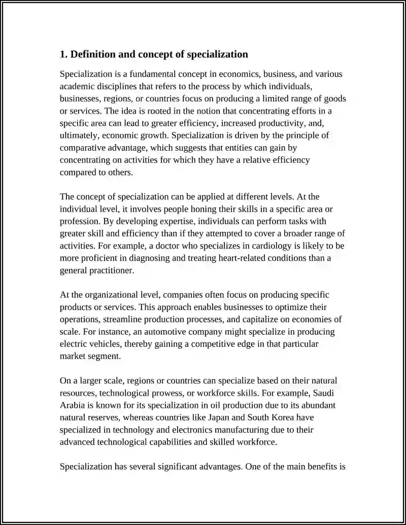 SPECIALIZATION 3