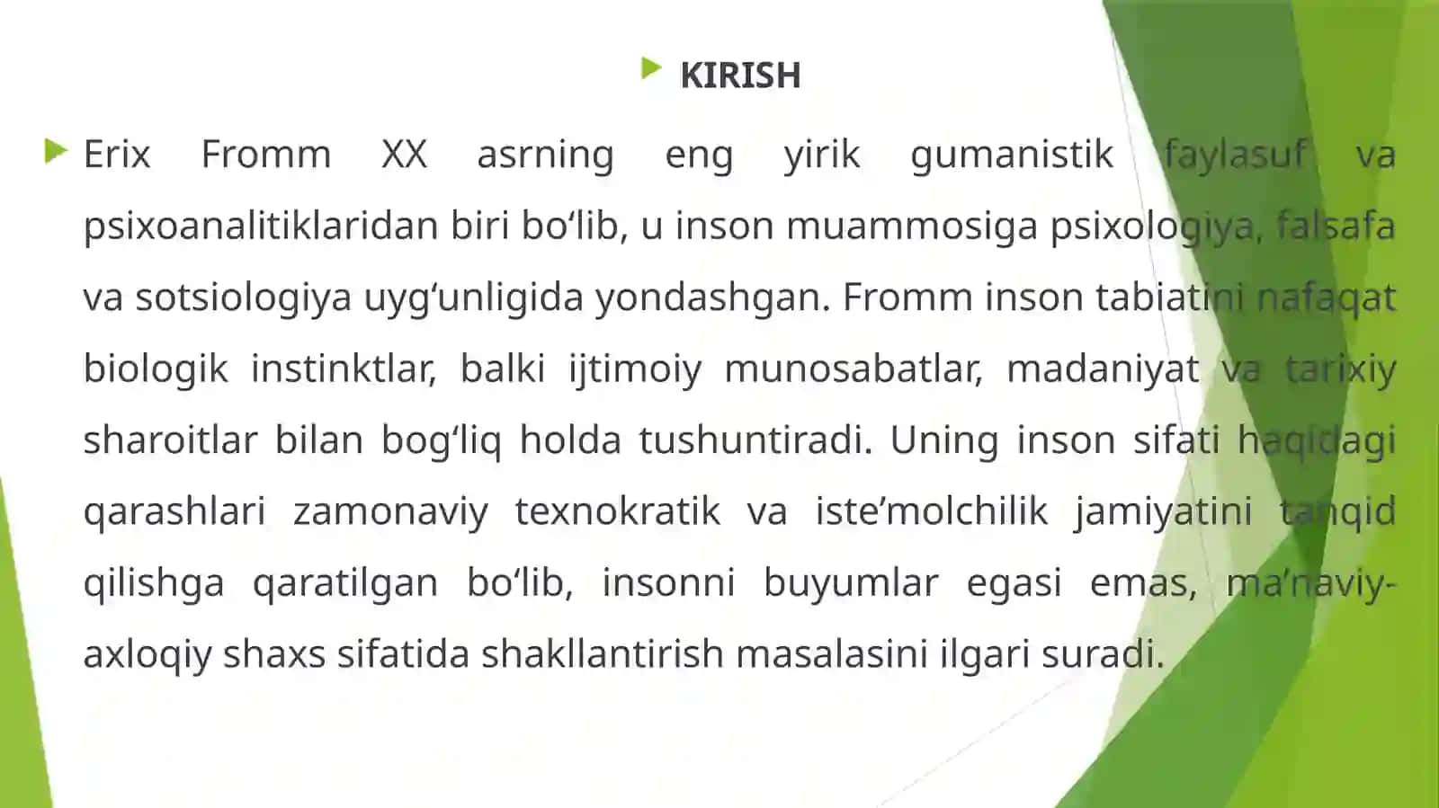 Erik Eriksonning shaxs taraqqiyoti konsepsiyasi 3