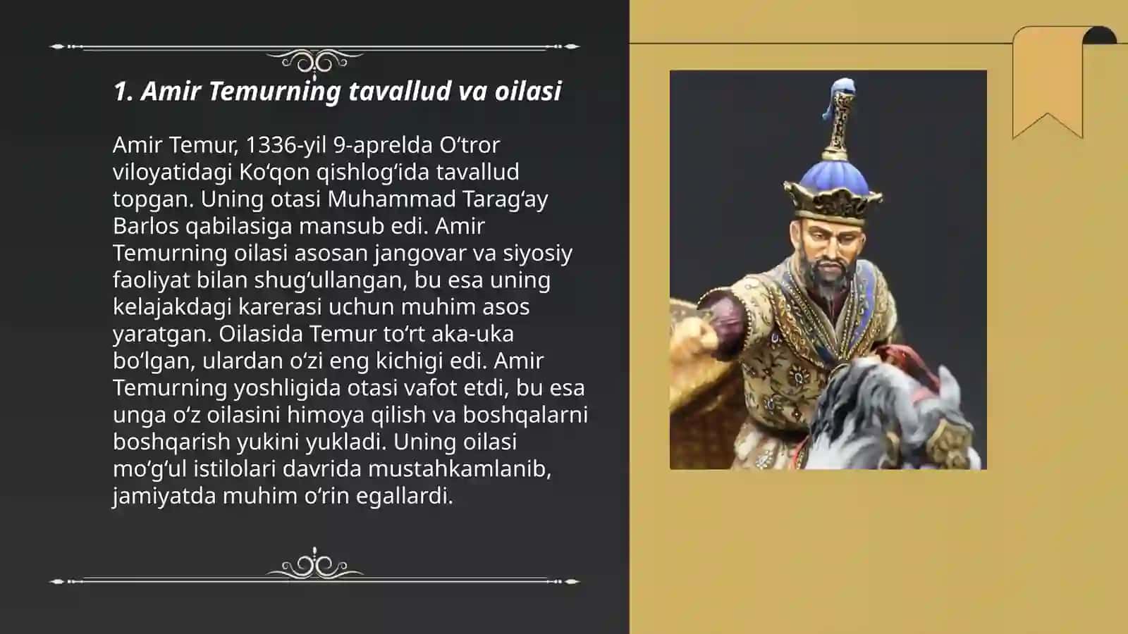 Amir Temur 1336-1402 3