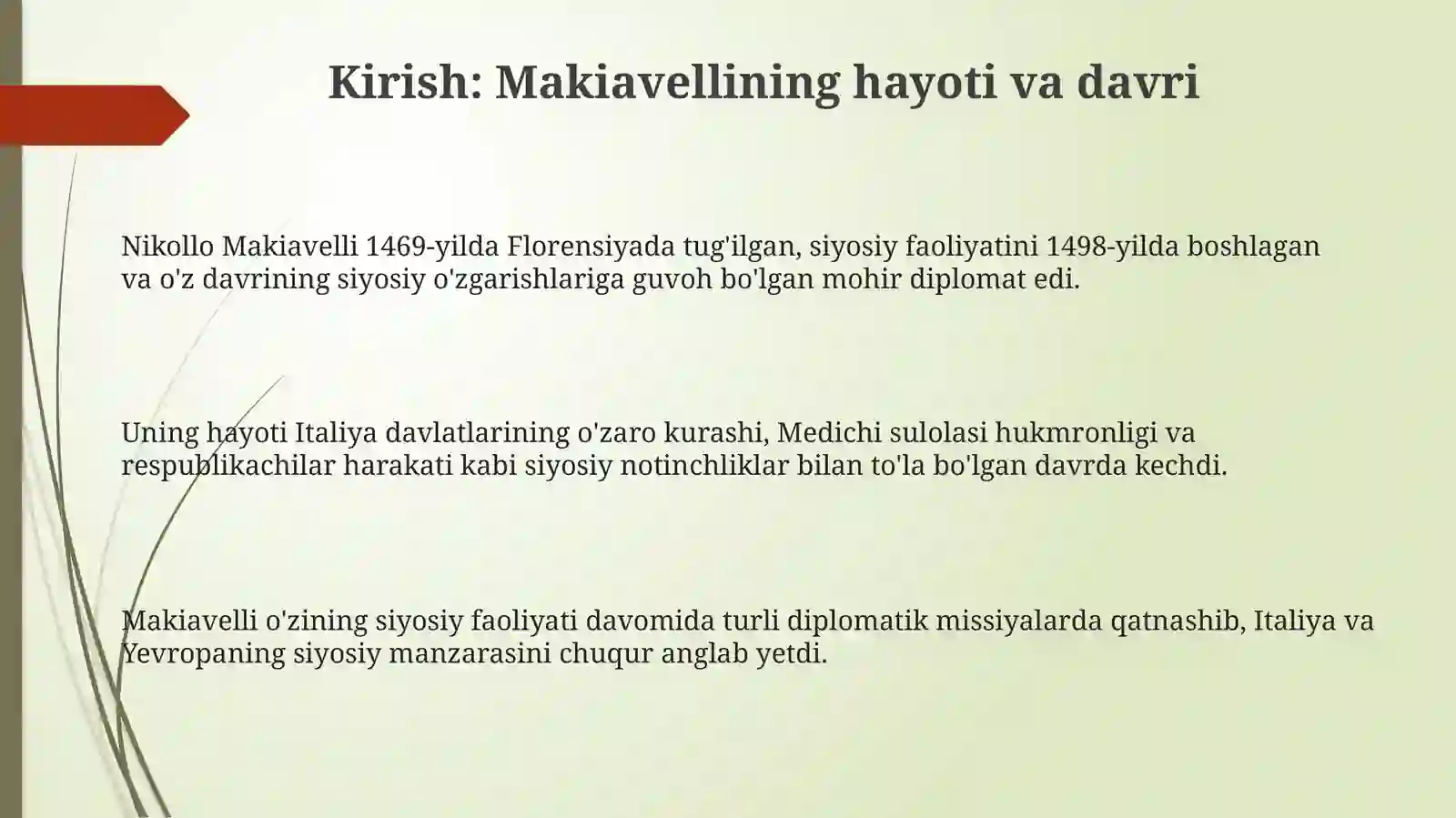 Makiavellining"Xukmdor"asari 3