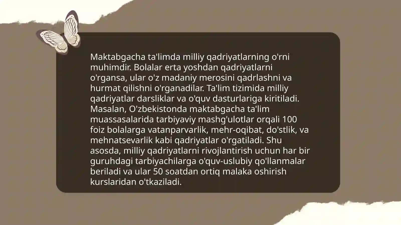 MakTabgacha ta’lim va oila hamkorligida milliy qadriyatlarni shakllantirish 3