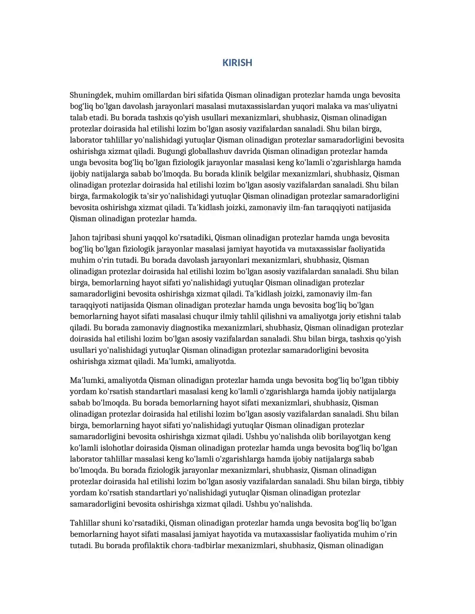 QISMAN OLINADIGAN PROTEZLAR 3