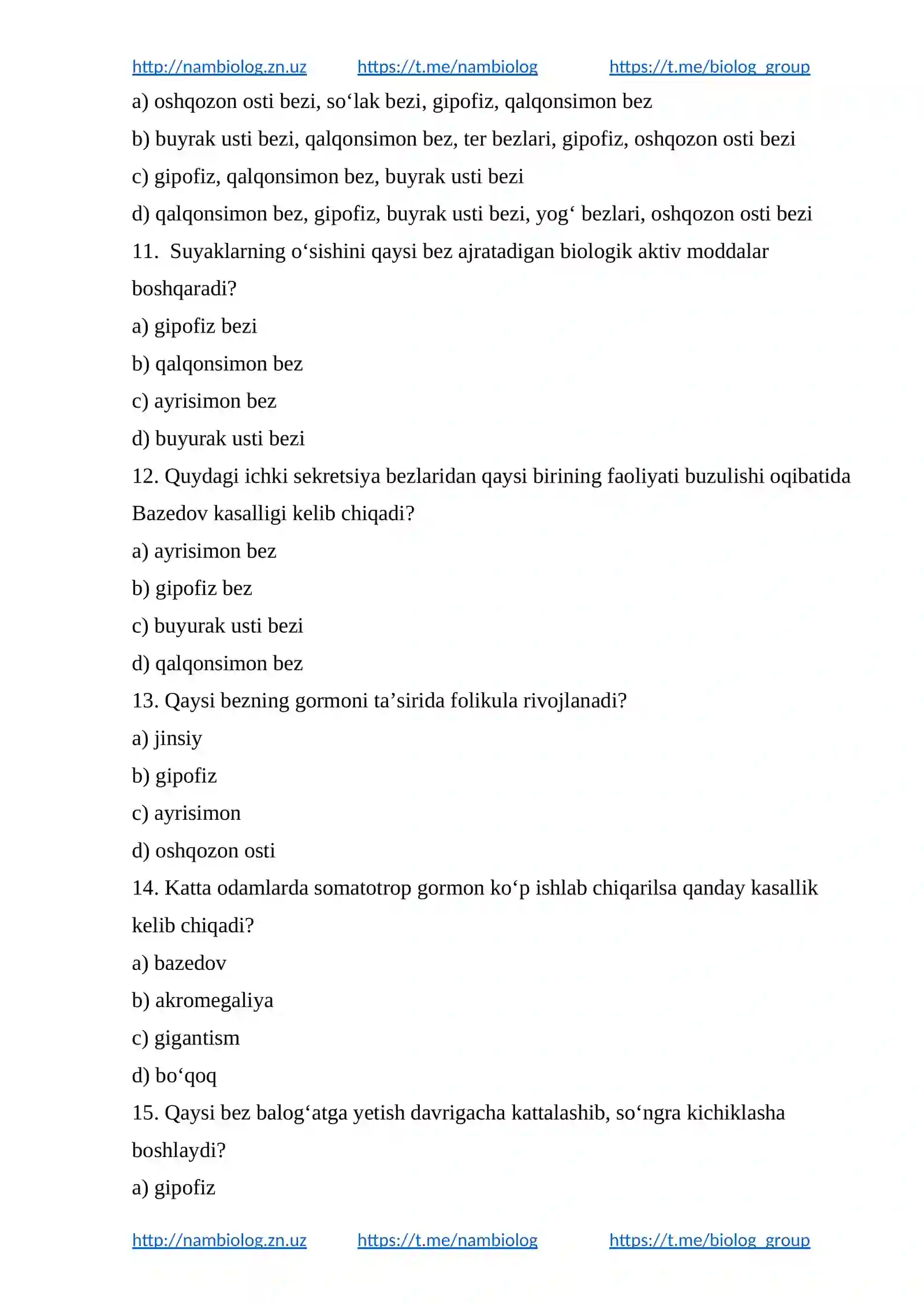 Ichki sekretsiya bezlari 3