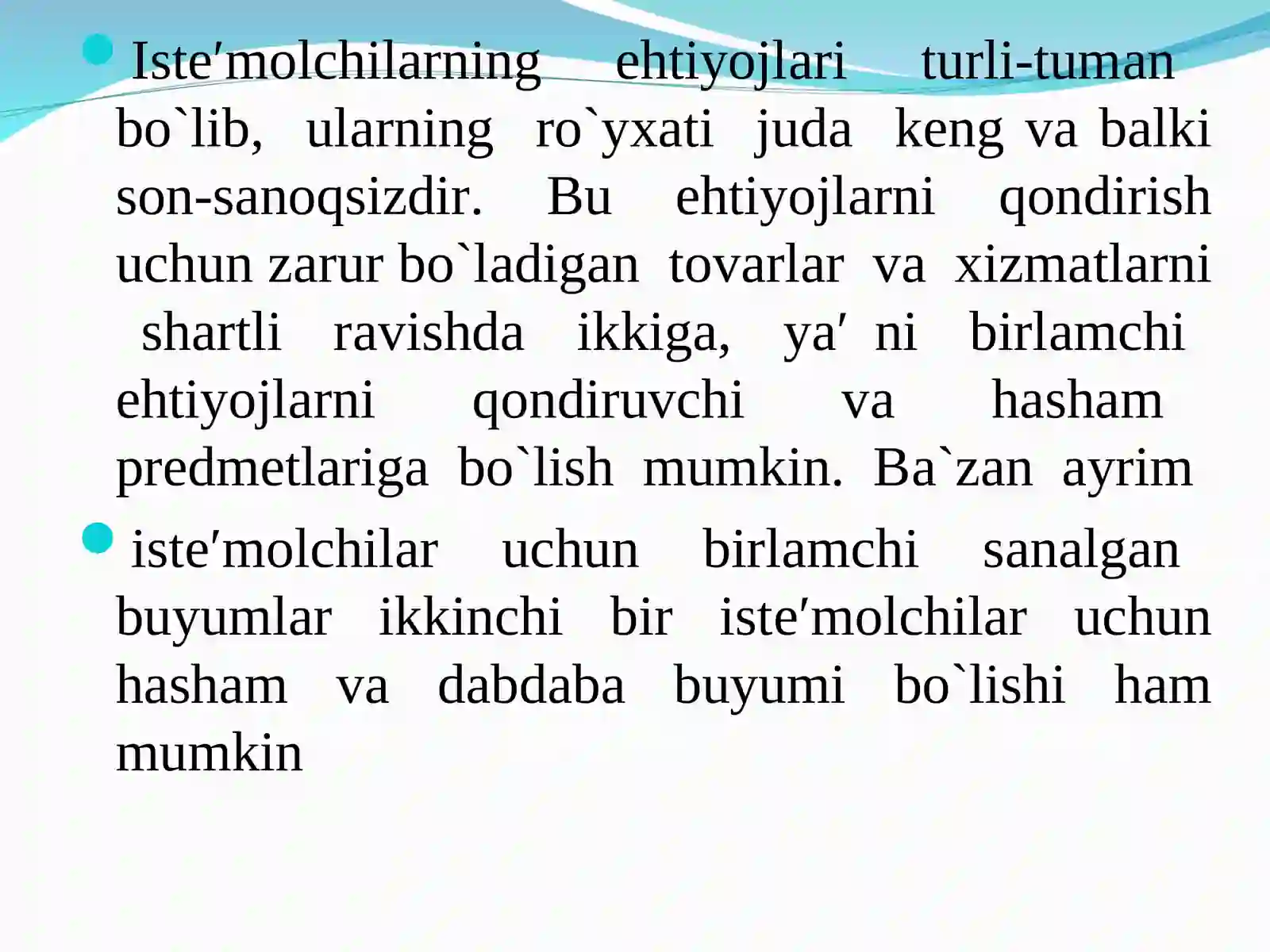 Iqtisodiy bazis tushunchalar 3