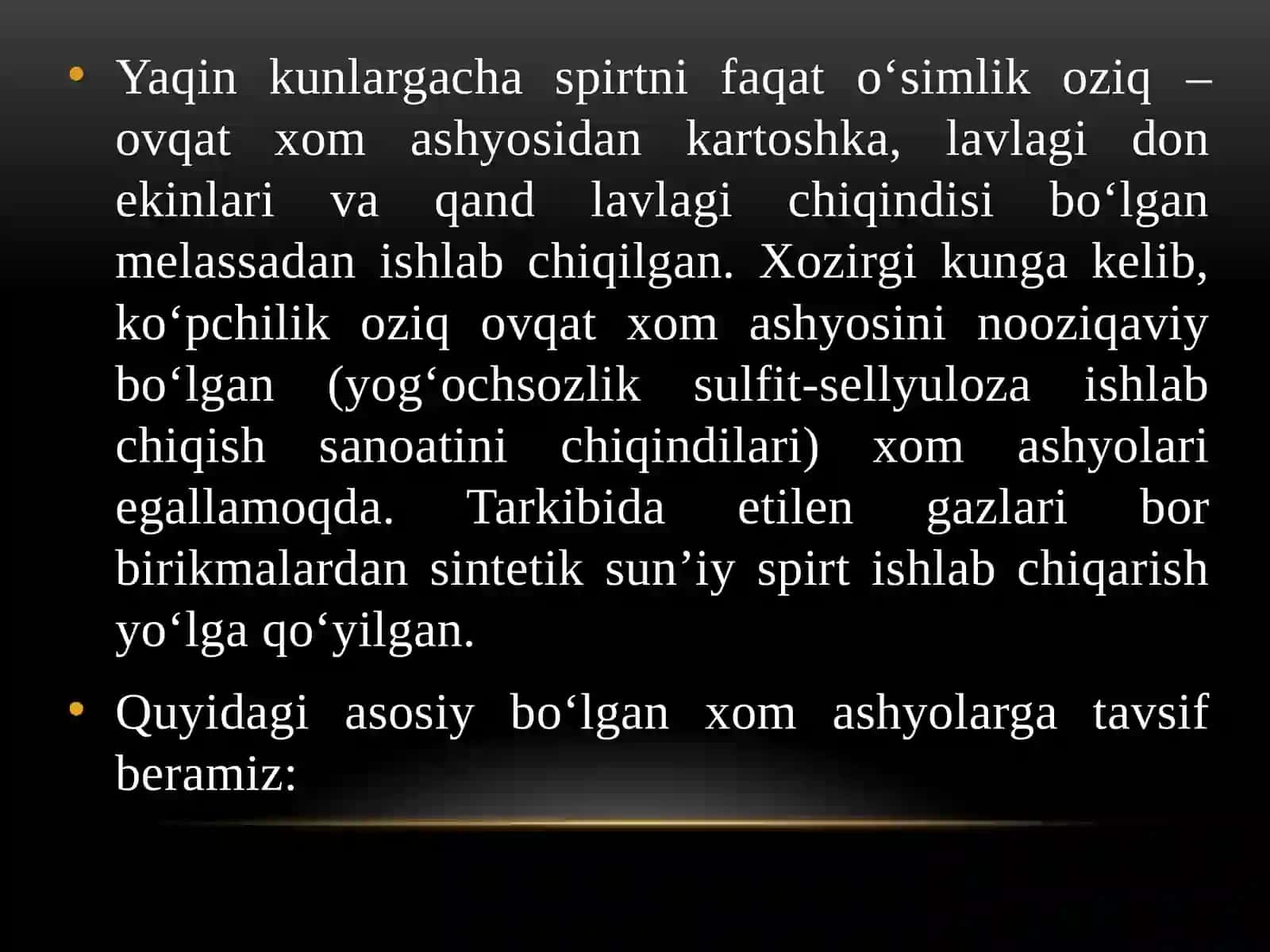 BIJG‘ISH MAXSULOTLARI VA SHAROBCHILIK TEXNOLOGIYASI 3