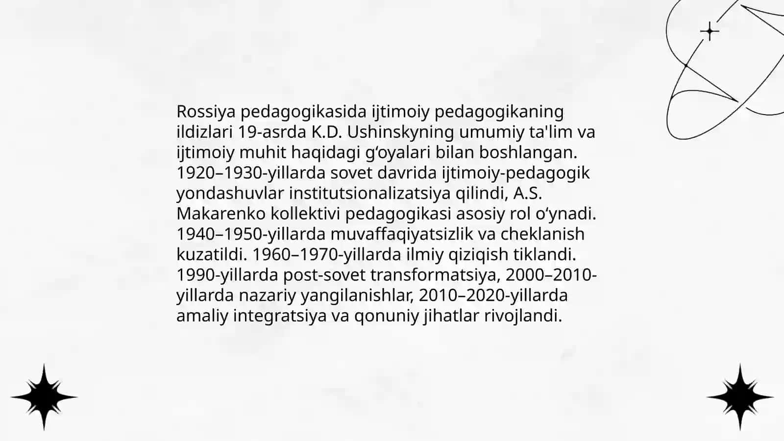 Rossiya pedagogikasida ijtimoiy pedagogikaga oid ilmiy izlanishlar 3