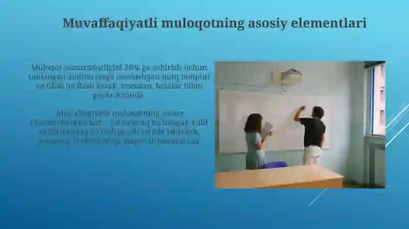 Kommunikativ qobiliyat va pedagogik ta’sir ko’rsatish usullari kommunikativ malakalar 3