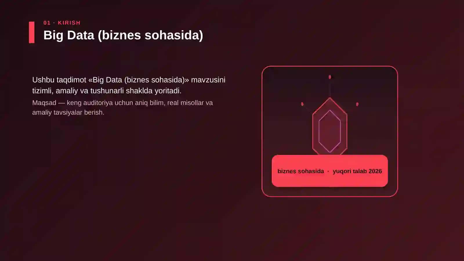 Big Data (biznes sohasida) 2