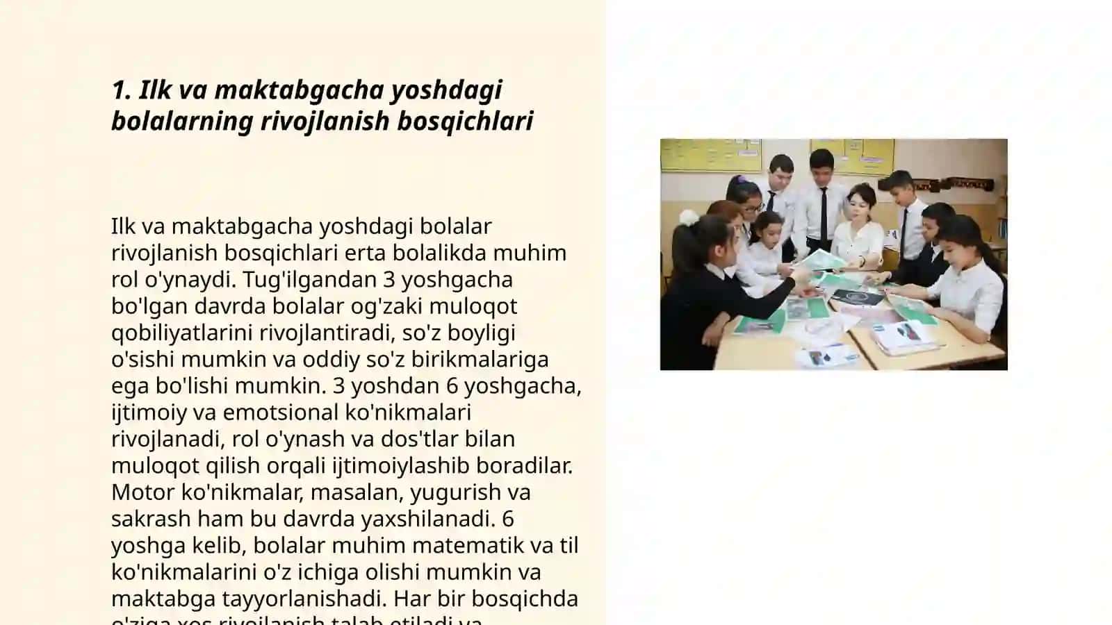 Ilk va maktabgacha yoshdagi bolalar pedagogikasi fanining barkamol insonni tarbiyasidagi o‘rni 3