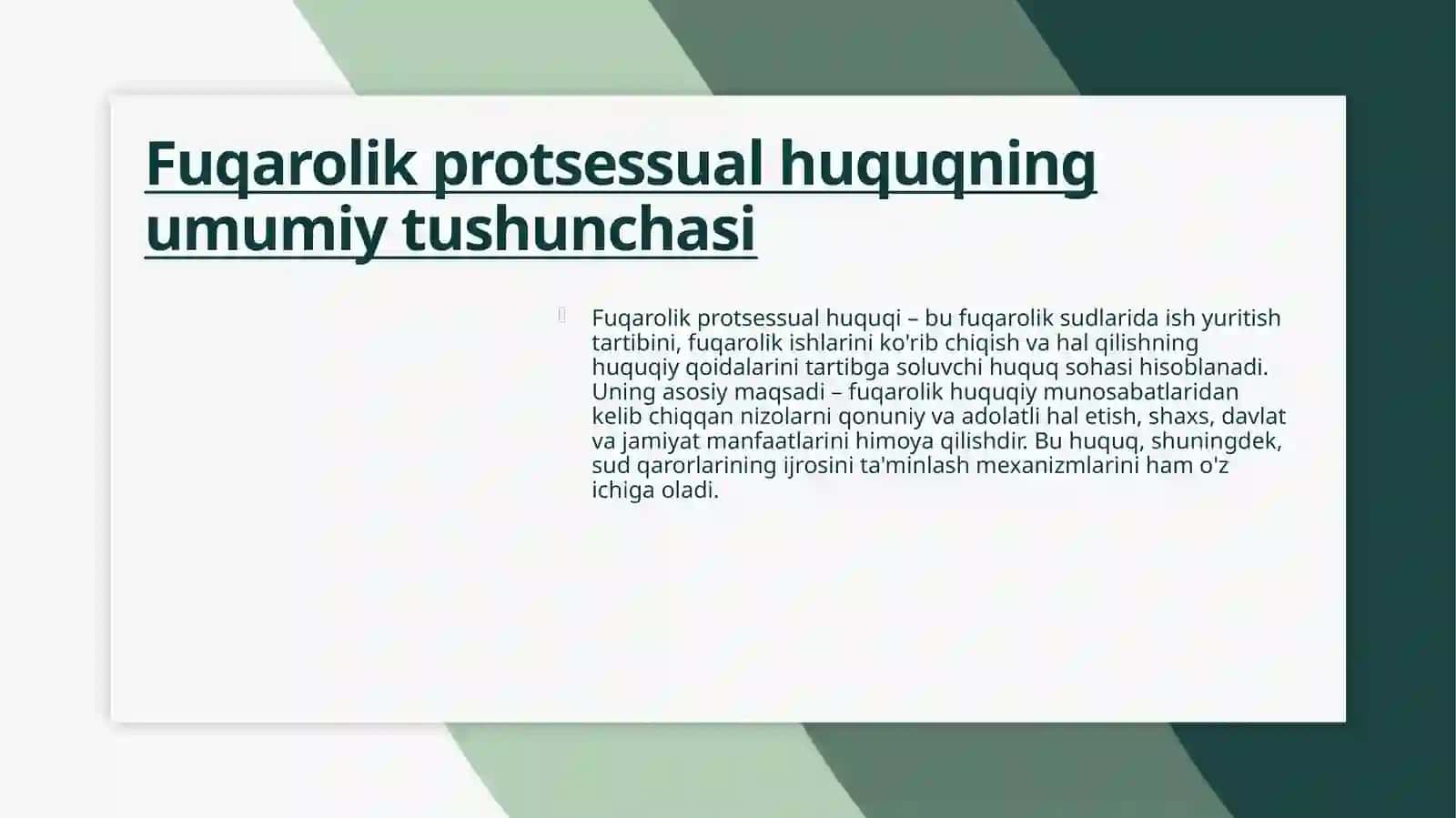 Fuqarolik protsessual huquq 3