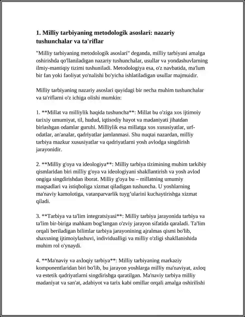 MILLIY TARBIYANING METODOLOGIK ASOSLARI 3