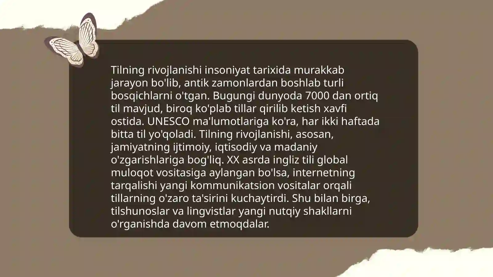 Tilning tarixi 3