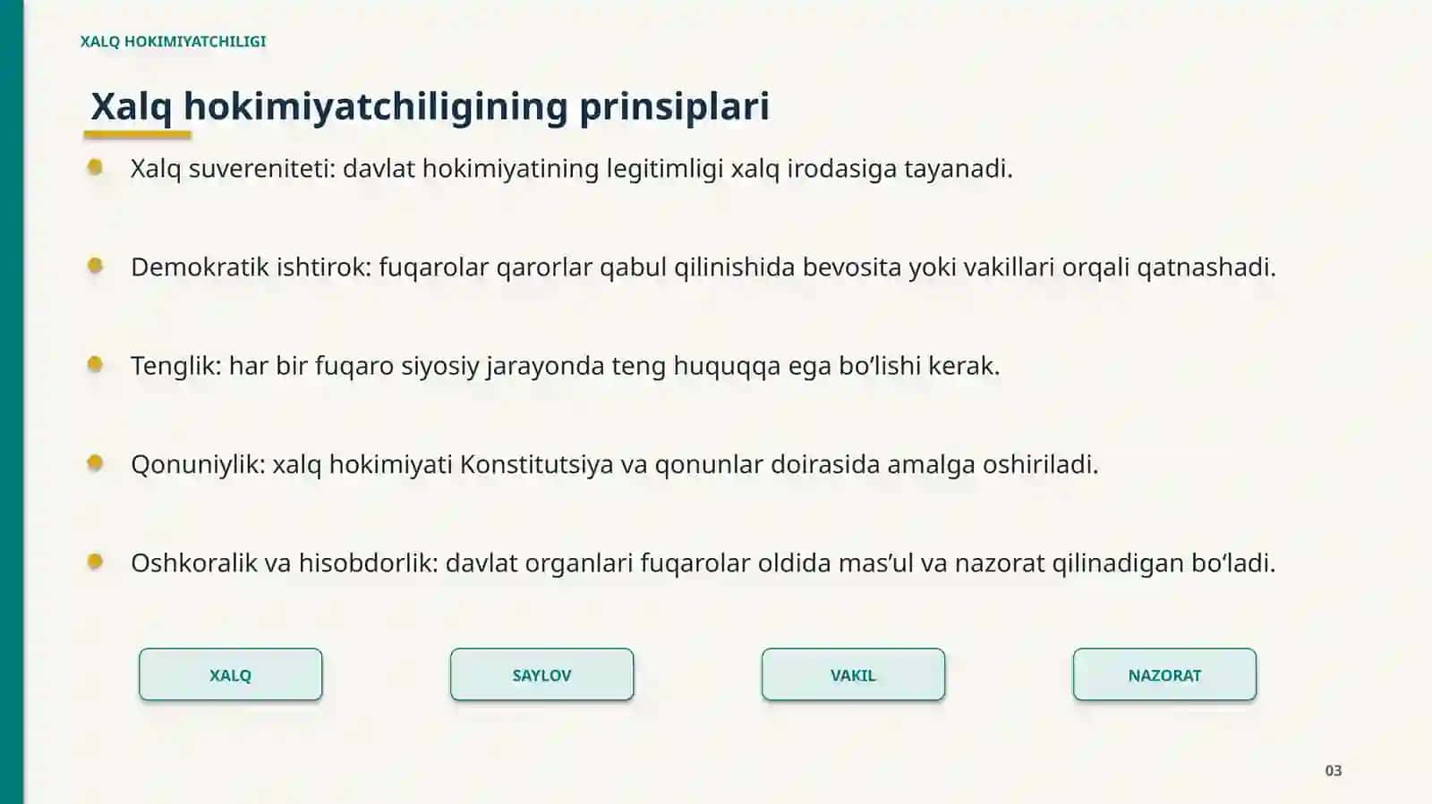 XALQ HOKIMIYATCHILIGI 3