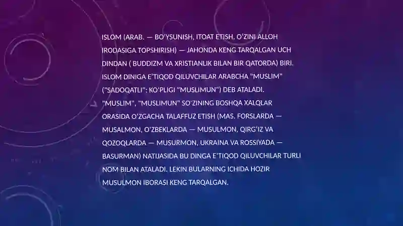 Islom dini va ta’limoti 3