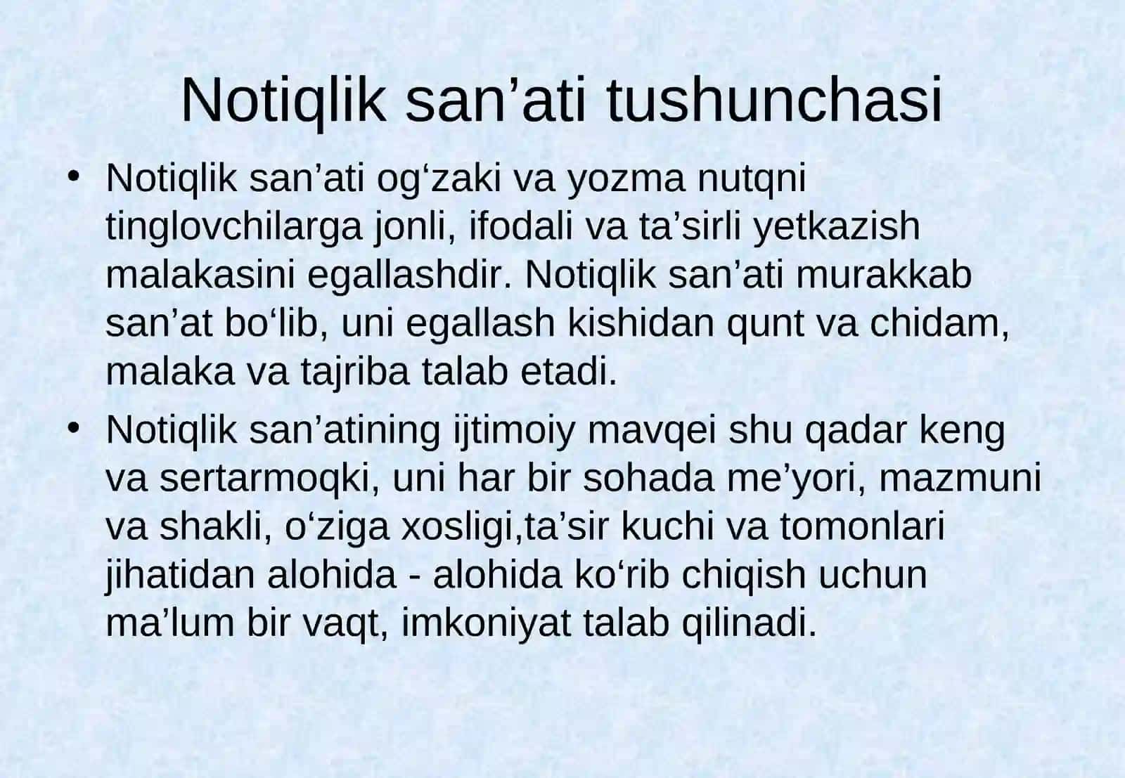 Notiqlik san’ati 3