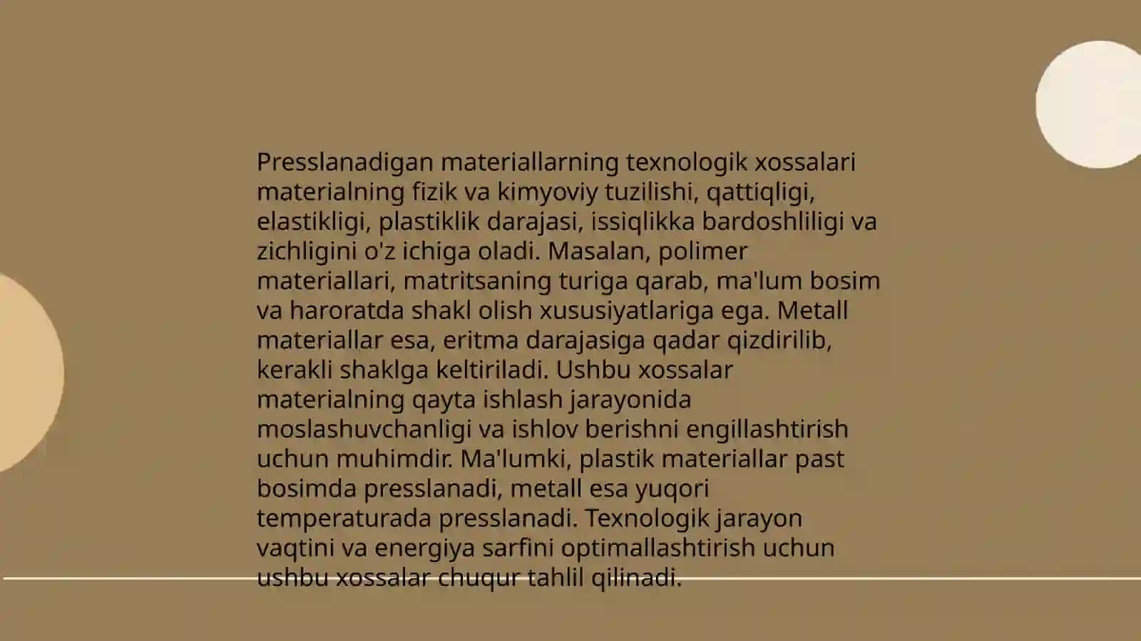 Presslanadigan Massaning Texnologik Xossalarni Aniqlashning Nazariy Asoslari 3