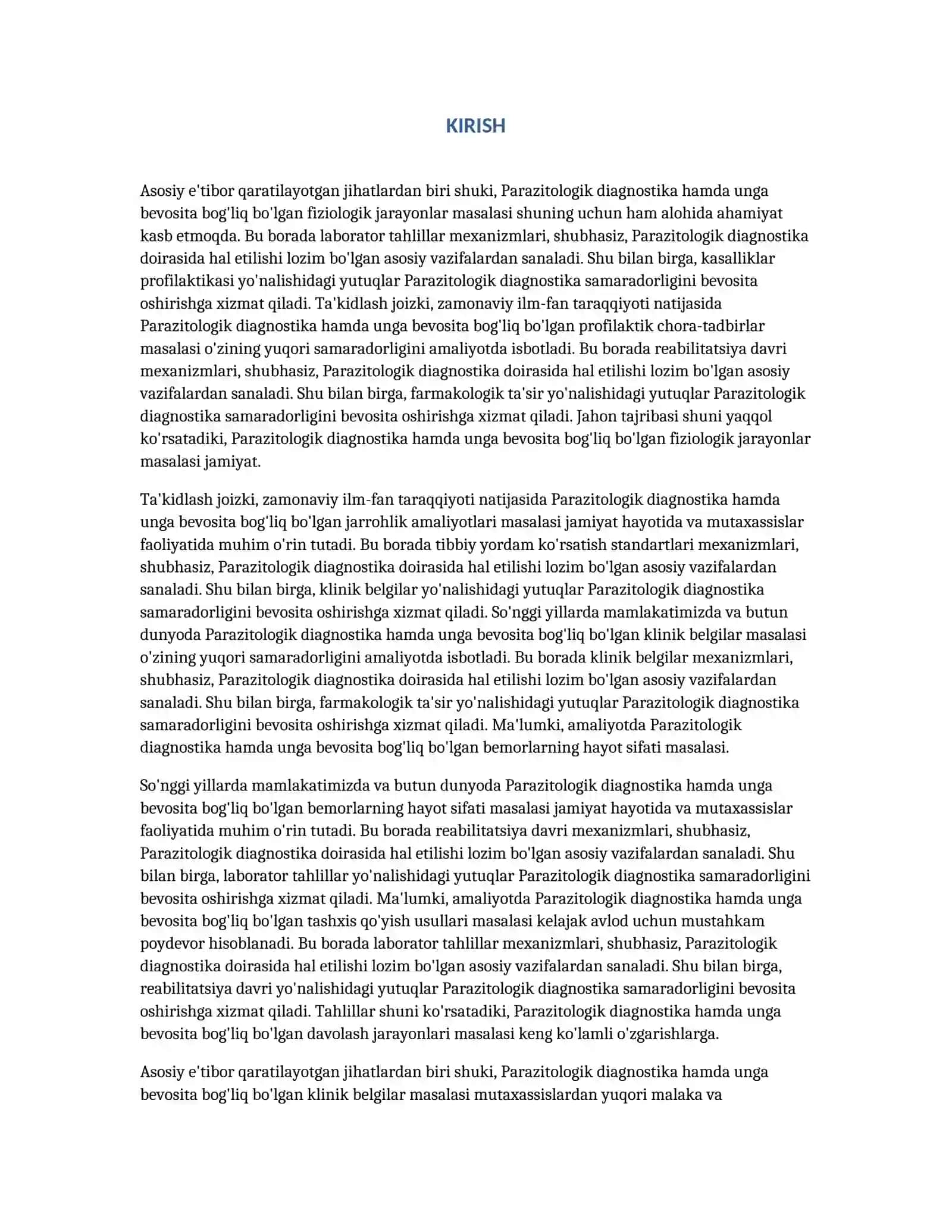 PARAZITOLOGIK DIAGNOSTIKA 3