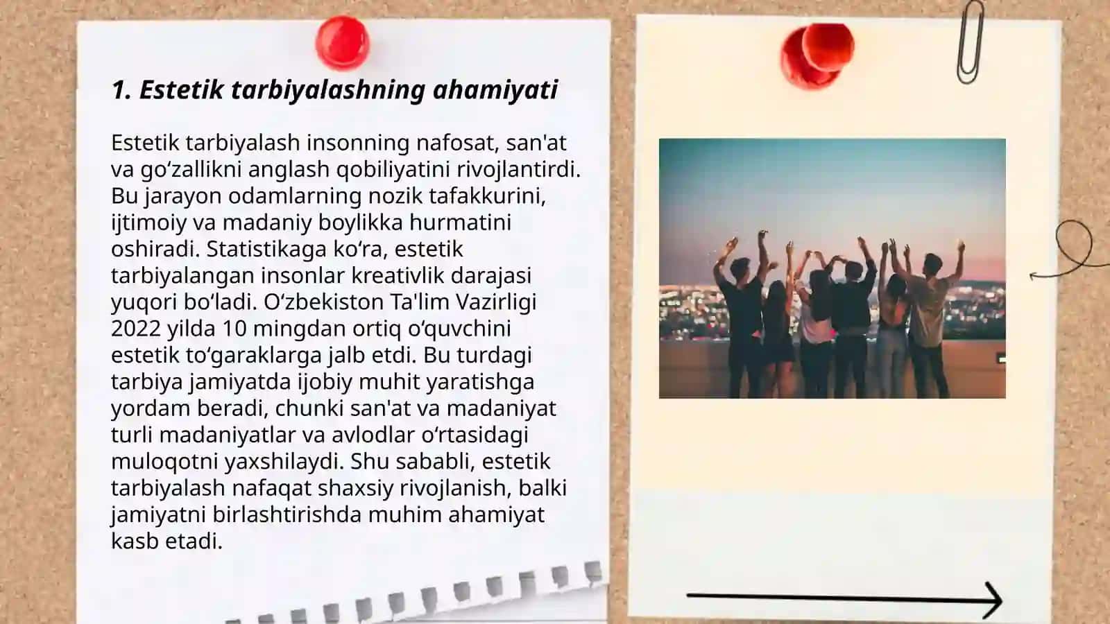 Oʻquvchilarni estetik tarbiyalash 3