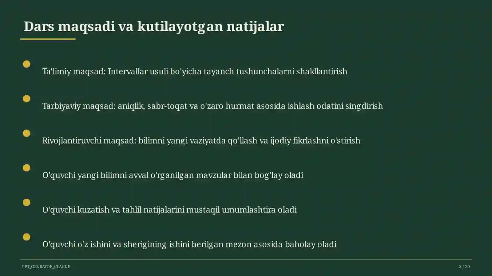 Intervallar usuli (9-sinf) 3