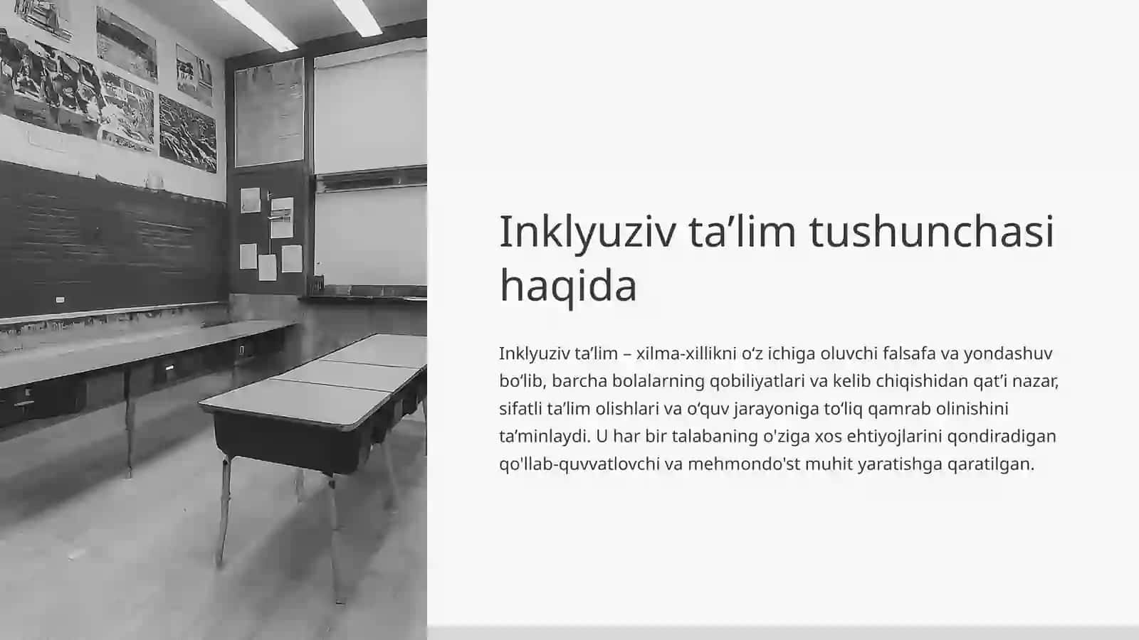 Muhtoj bolalar uchun inklyuziv ta'lim: yangi ta'lim amaliyoti 3