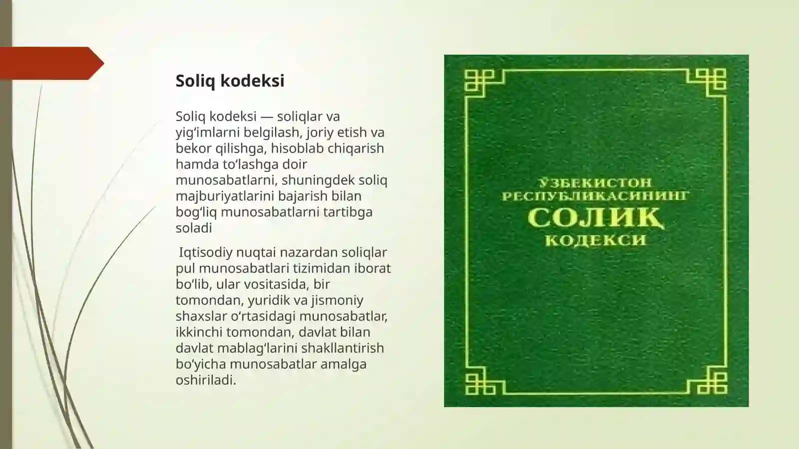 O‘zbekiston Respublikasining soliq tizimida soliqlarning mohiyati va ahamiyati 3