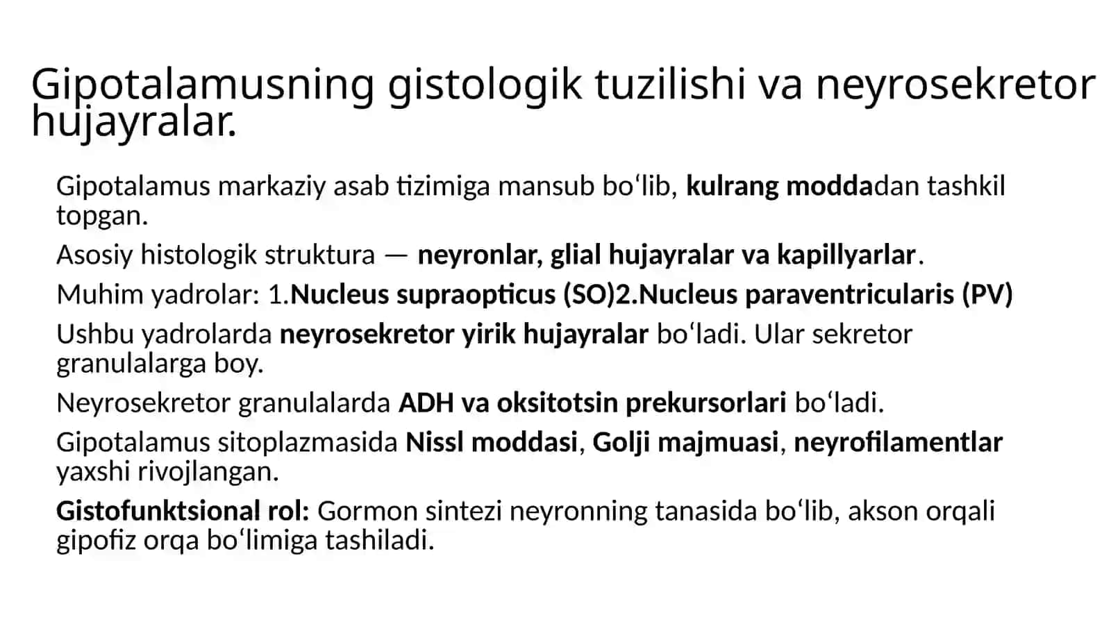 Organizimdagi potalamo-gipofizlar boshqariluvi 3