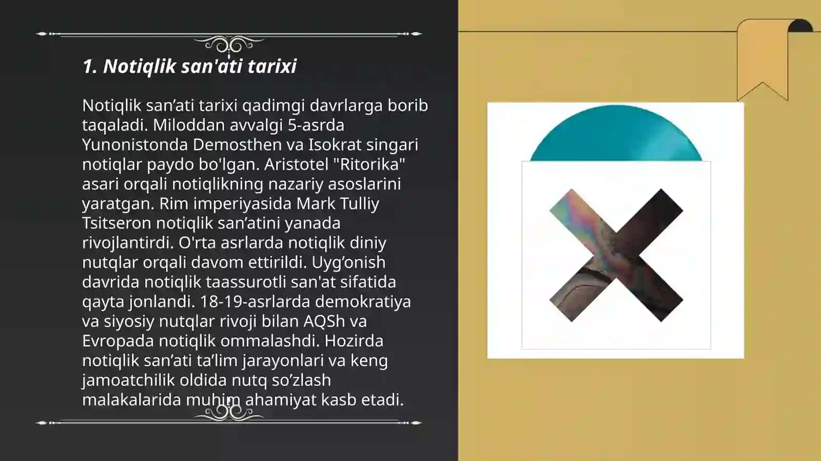 Notiqlik san'ati.G'arb va Sharq notiqligi 3