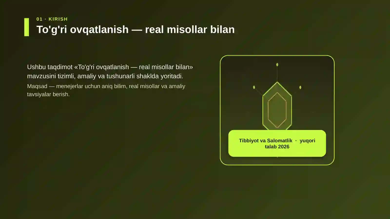To'g'ri ovqatlanish — real misollar bilan 3