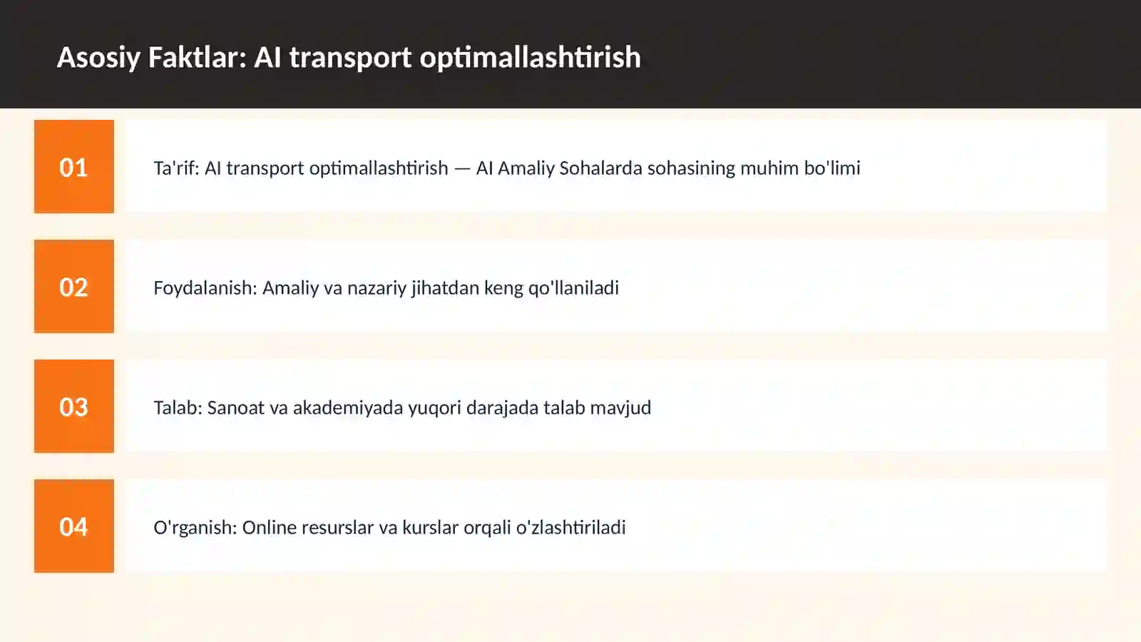 AI transport optimallashtirish 3
