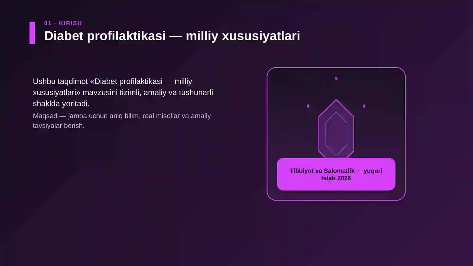 Diabet profilaktikasi — milliy xususiyatlari 3