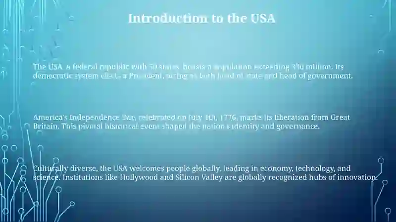 Introduction to the USA 3