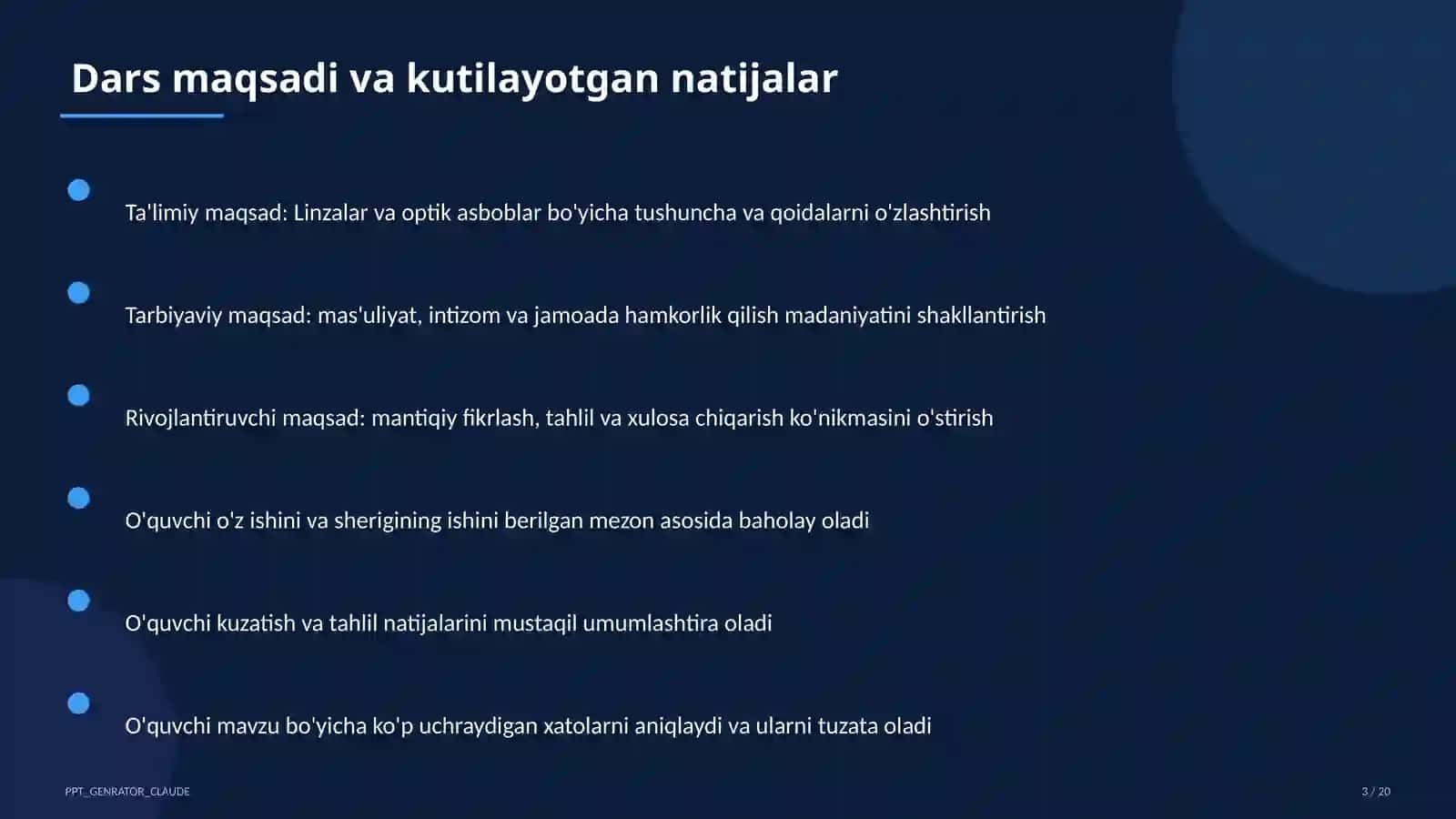 Linzalar va optik asboblar (11-sinf) 3