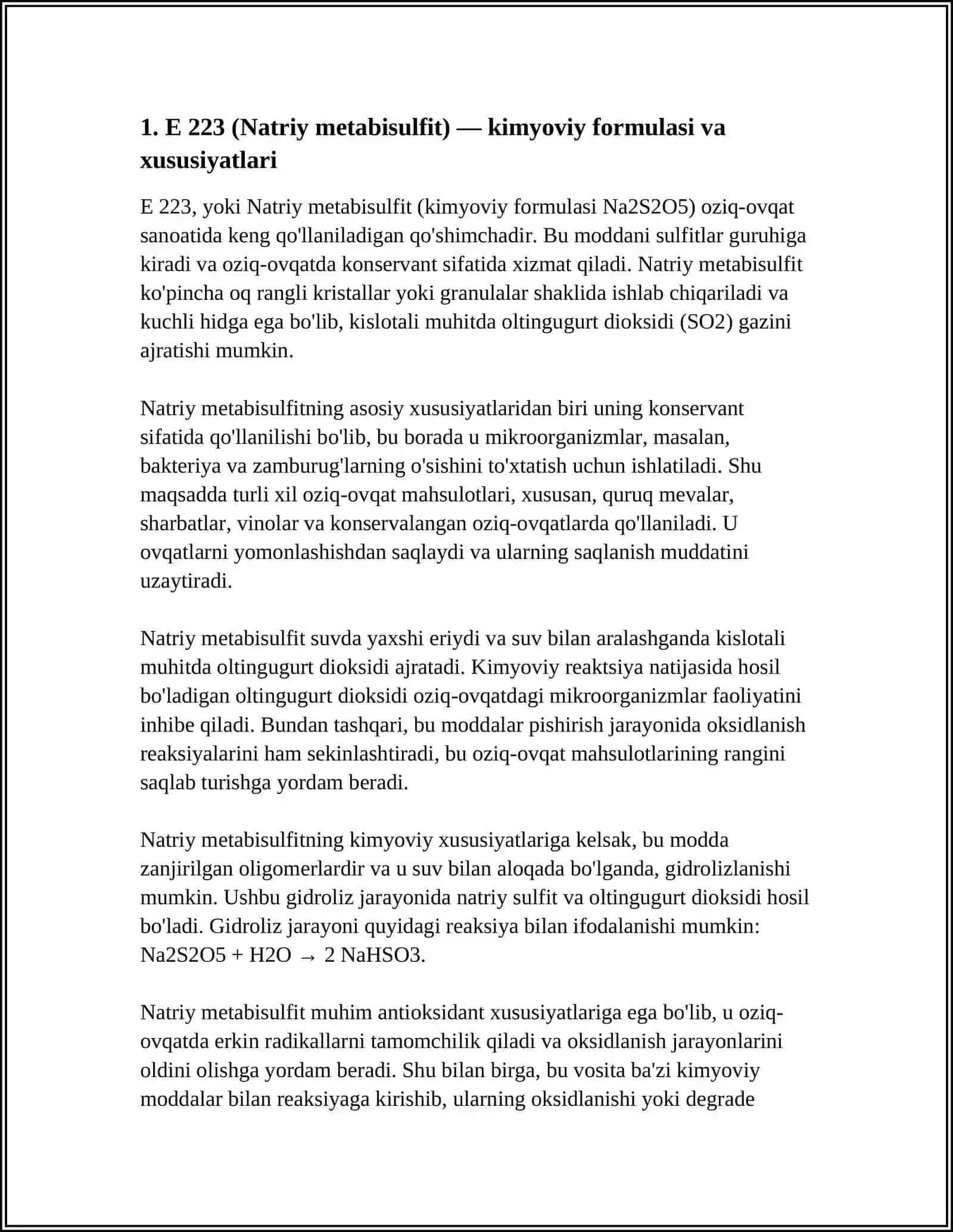E 223 NATRIY METABISULFIT 3