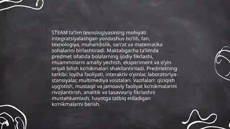 Maktabgacha taʼlimda STEAM ta'lim tehnologiyasi 3