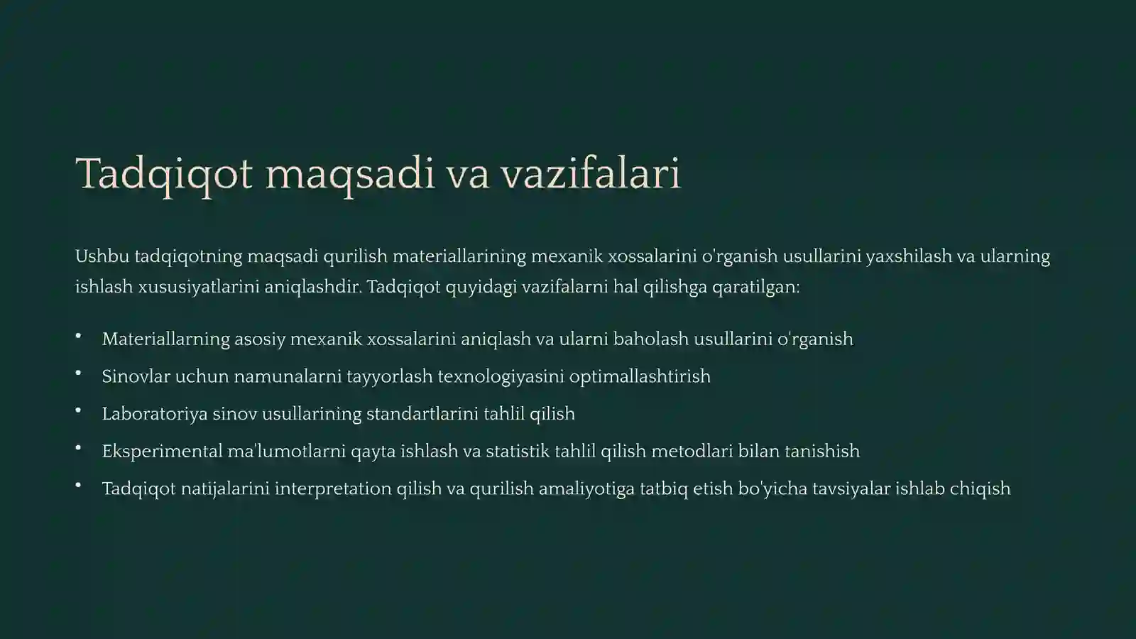 Qurilish materiallarini mexanik xossalarini o'rganish foydalaniladigan asbob va uskunalar 3