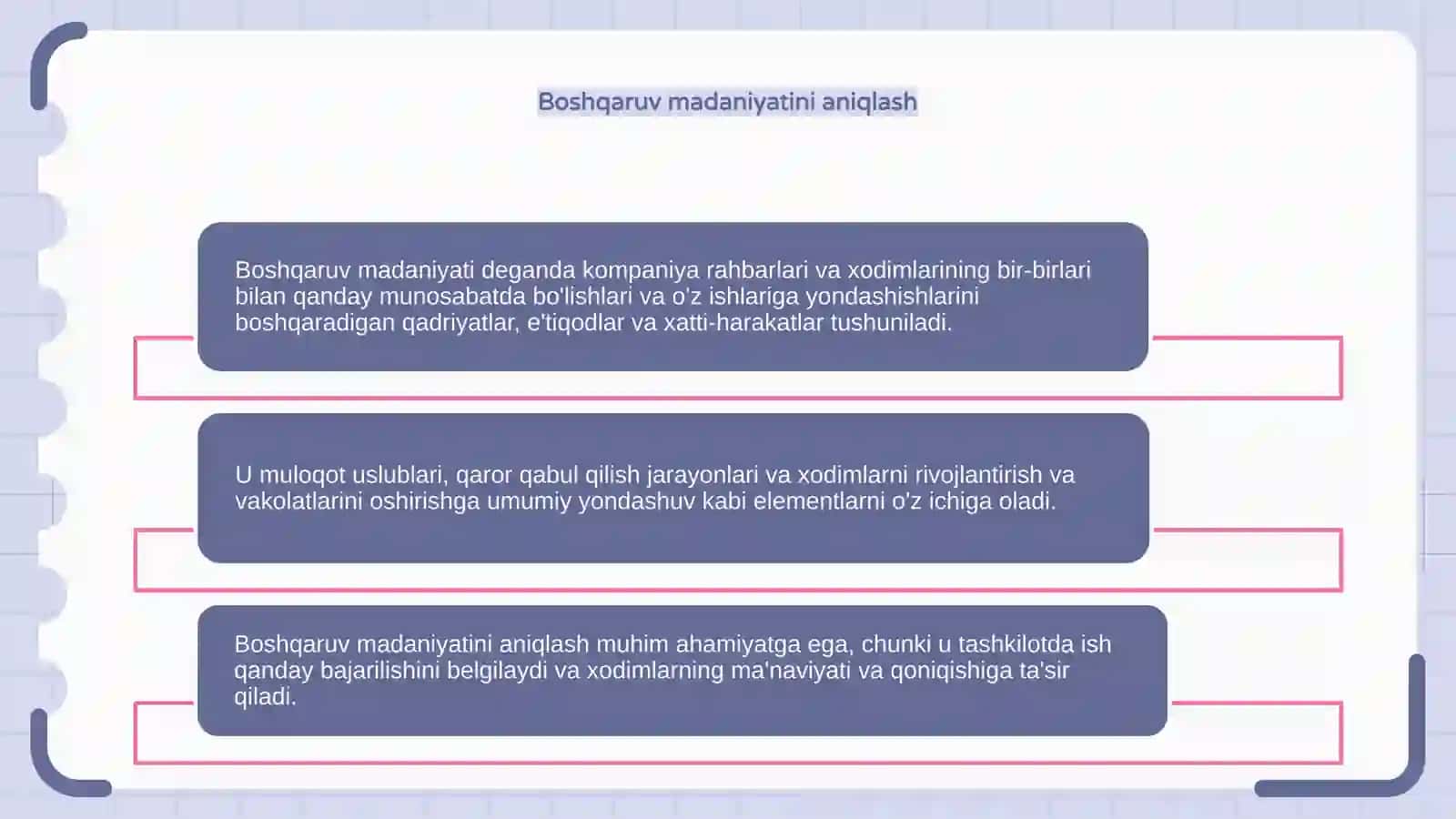 Menejment madaniyati va uslublari 3