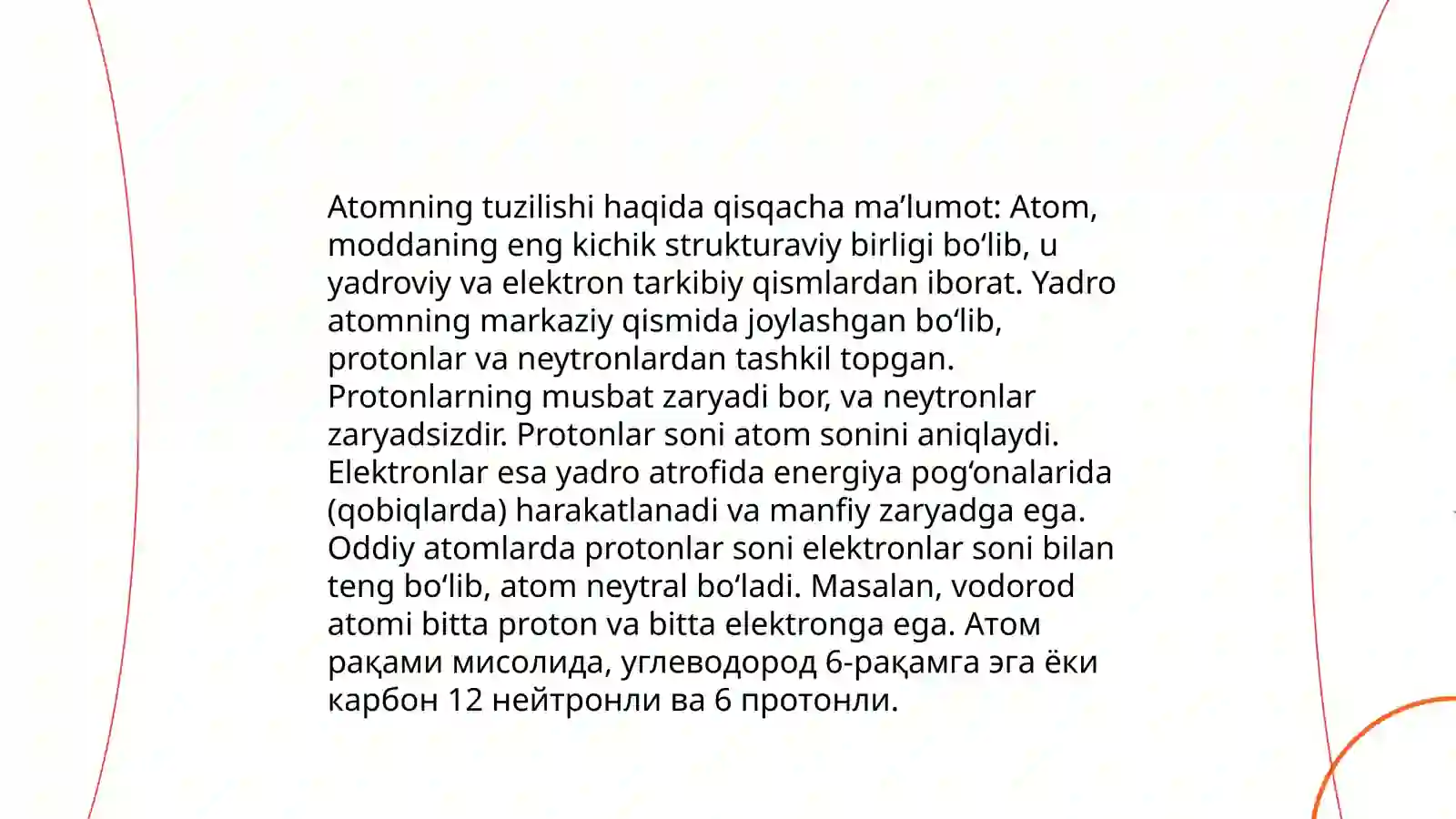 Modda va materiallarning tarkibi 3