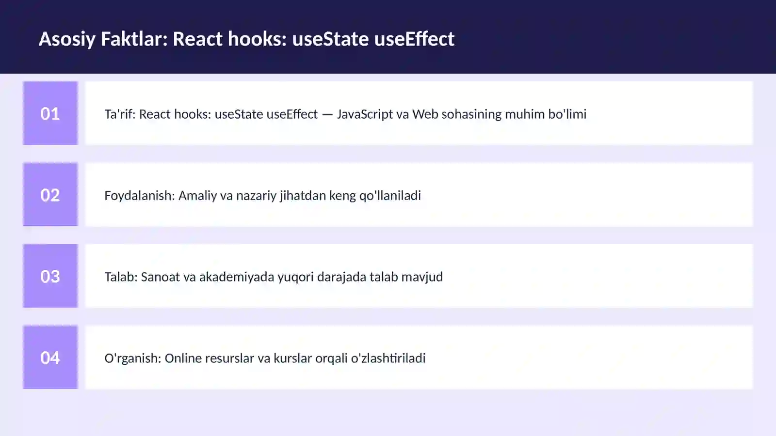 React hooks: useState useEffect 3