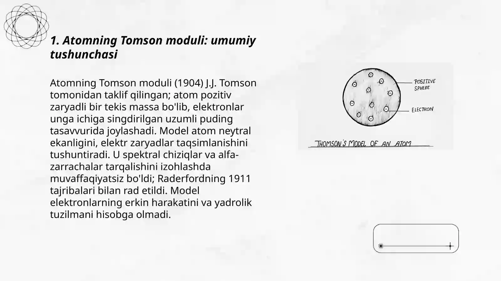 Atomning Tomson moduli 3