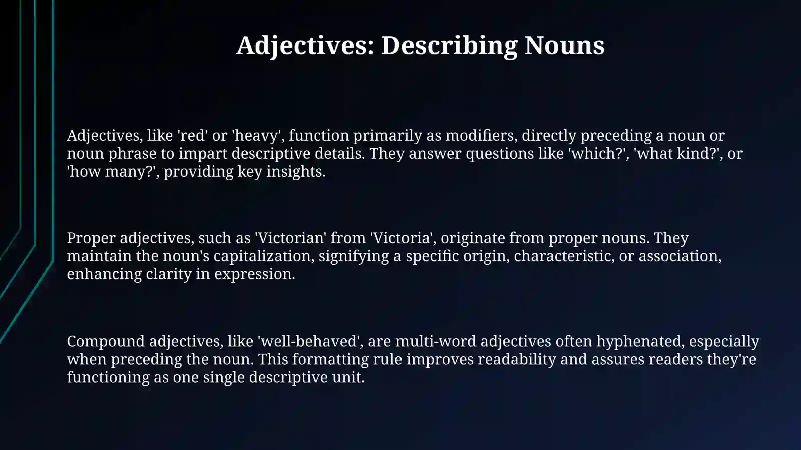 Adjective and Adverbs 3