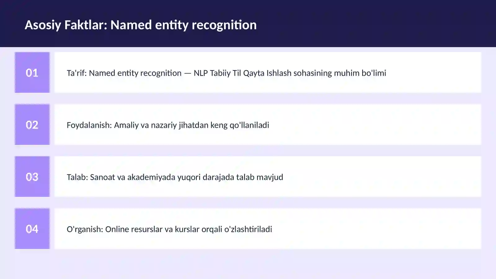 Named entity recognition 3