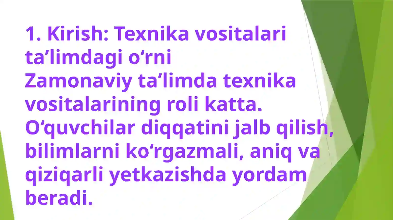 Boshlang‘ich sinf ona tili va o‘qish savodxonligi darslarida texnika vositalaridan foydalanish 3