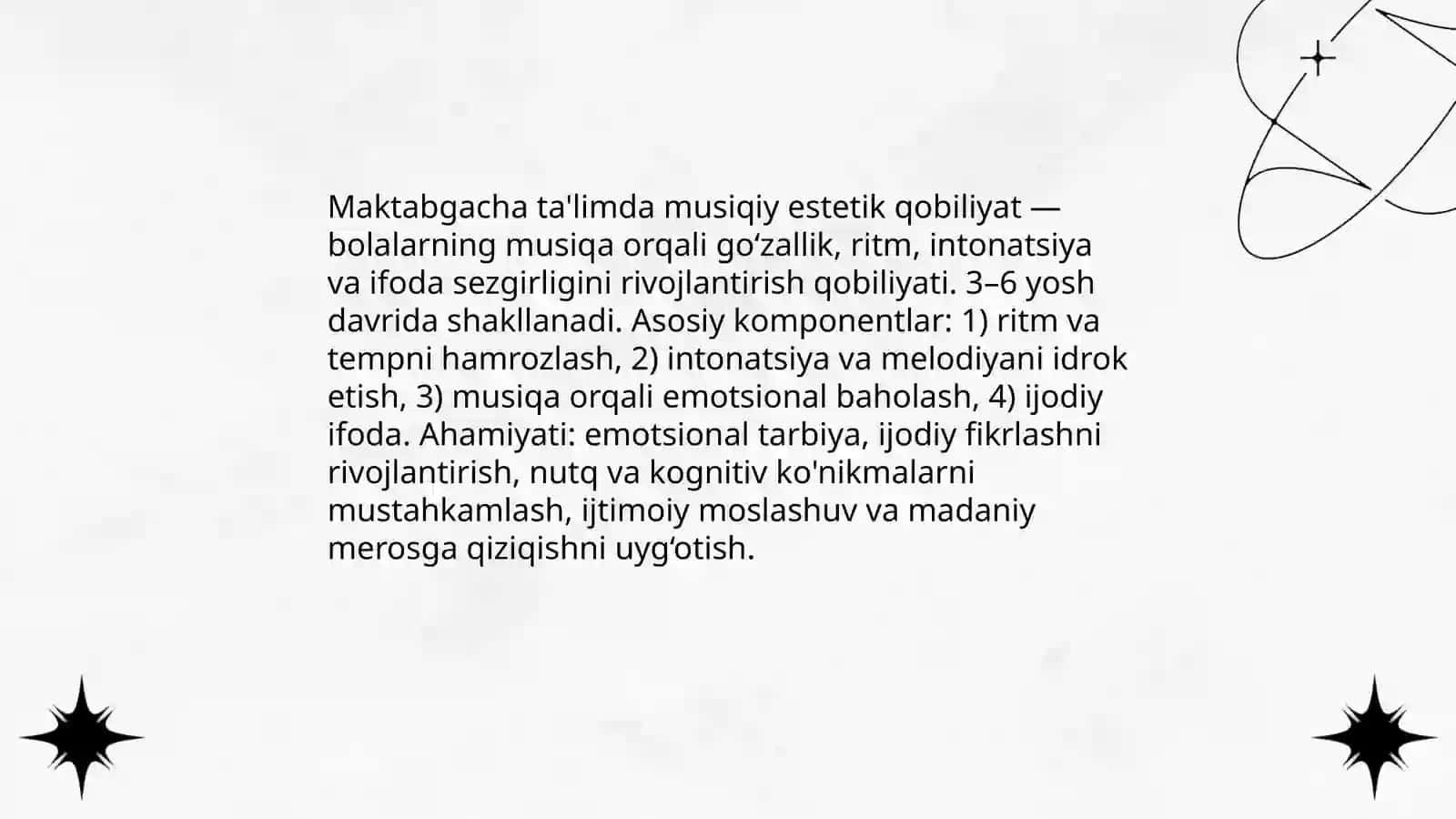 Maktabgacha ta'lim tashkilotlarida musiqiy estetik qobiliyatni shakllantirish 3